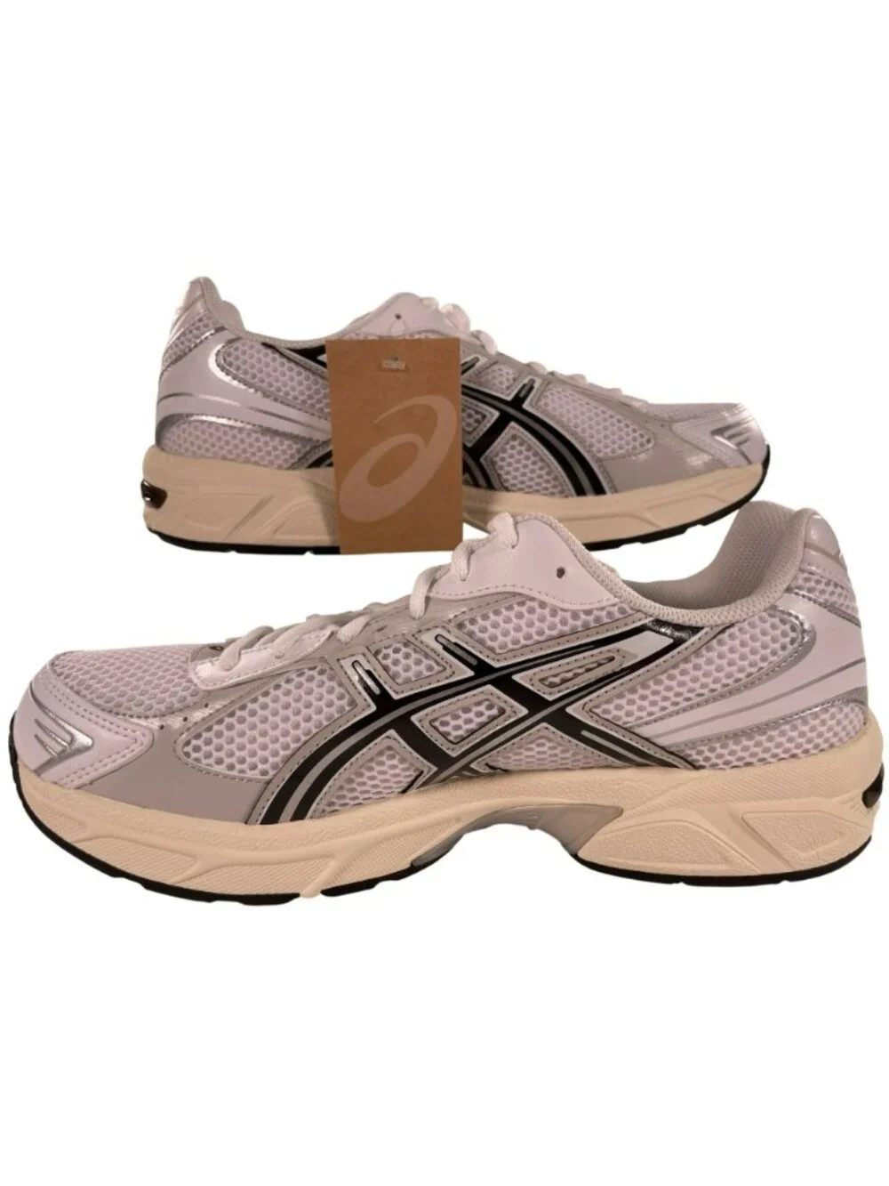 Asics Gel-1130 White Cloud Grey Running Shoes Men's Sz 10.5 Women's Sz 12 NEW